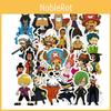 48pcs One Piece Anime Cartoon Stickers Collection For Laptops And Luggage Waterproof Pvc