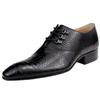 Shoes for Mens Snakeskin Printing Oxfords Genuine Leather Fashion Handmade Luxury Designer Wedding Evening Dress High Quality