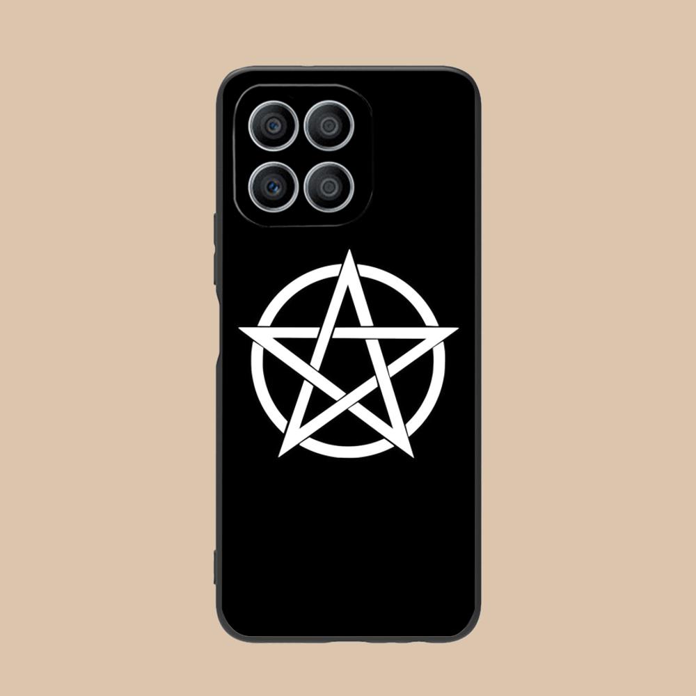 Эстетичный чехол-пентаграмма для телефонов Honor 90 80 70 60 50 30 20 10 9 8 7 Pro S SE Lite 5G Мягкий ударопрочный чехол из ТПУ