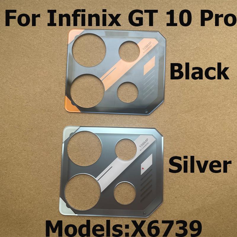 Back Camera Glass For Infinix GT 10 Pro Rear Camera Glass Lens Cover With Glue Sticker Repair Parts