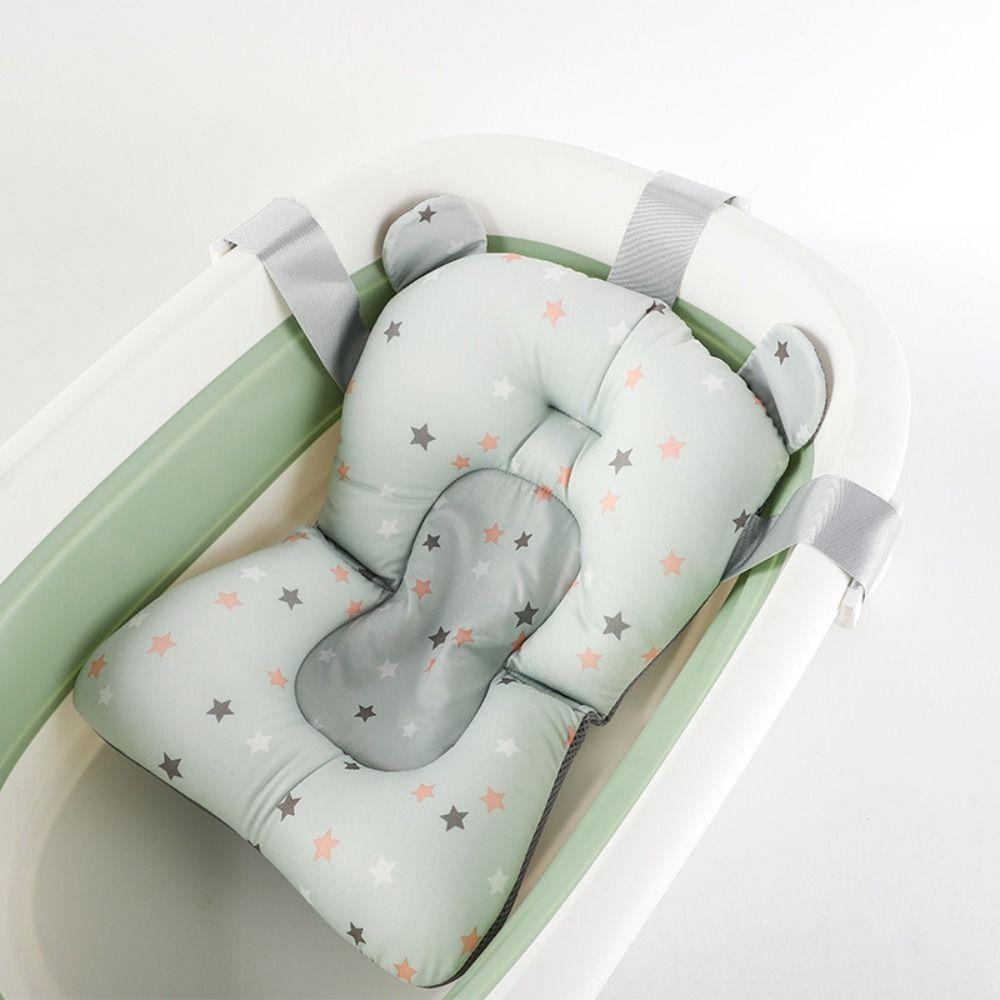 Shower Soft Bathtub Pad Shelf Newborn Infant Bath Seats Bathtub Cushion Seat Portable Baby Bath Pad