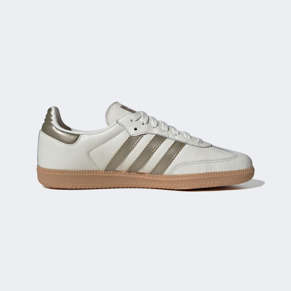 Adidas Women's Samba Og 'Off White Wonder Gold Metallic' Sneakers IG1964