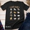 Йога для кошек Позы кошек Практикующих осознанную медитацию Котёнок Футболка