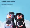 Kids' Winter Cartoon Gloves: Warm, Non-Slip, Waterproof, Thick Fleece for Outdoor Sports, Cycling, Skiing