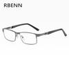 RBENN Stainless Steel Men Business Reading Glasses for Reader Mens Presbyopia Optical Eyeglasses +1.0 1.5 2.0 2.5 3.0 3.5 4.0