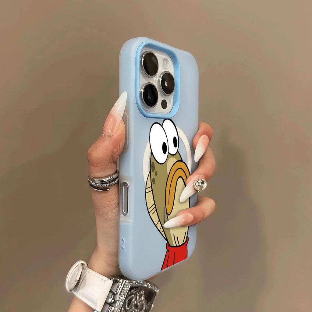 Magnetic Jelly Two-in-one Mobile Phone Case for Apple 17PROMAX All-inclusive New Protective Cover Trendy Women Magnetic Case