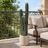 Artificial Plant Cactus Plants Large 95 cm with Pot Like Real for Home, Office, Green