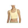 Zenvy Longline Solid Medium Support Padded Quick-Dry Sports Bra Women Underwear Soft-Yellow DO6620722