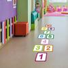 Multicolor Hopscotch Floor Stickers Parent-child Number Grid Sticker  Home Decoration