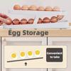 Slide-type Egg Carton Refrigerator Egg Roll-type Storage Rack Removable Double-layer Automatic Egg Dispenser Kitchen Storage