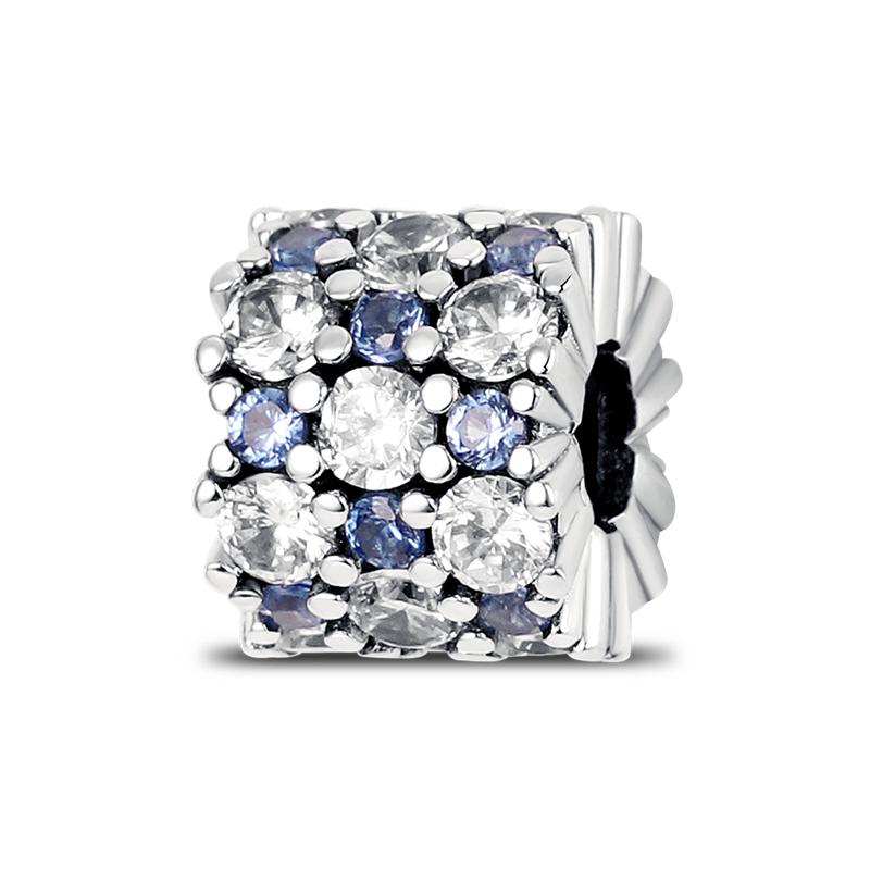 Новые бусины-подвески из стерлингового серебра 925 пробы с геометрическими линиями подходят для оригинального браслета своими руками для изготовления ожерелий с подвесками для женщин