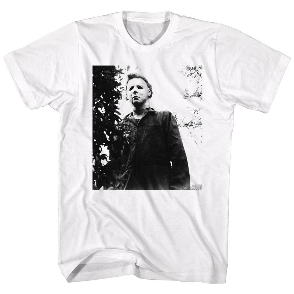 Halloween Watching White Adult T-Shirt