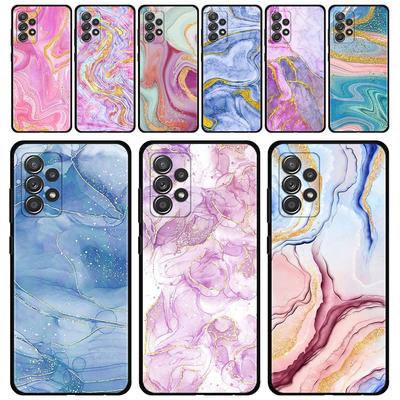 Чехол для Samsung Galaxy A71 A51 A41 A12 A21s A23 A52 A72 A22 A03s A52s A53 A73 A32 A33 A13 Beauty Marble Gold Texture Quicksan