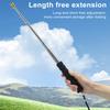 200/300CM Telescopic Tour Guide Flag Pole with Non-slip Sponge Handle Heavy Duty Metal Extendable Teacher Pointer Banner Handheld Flag Pole