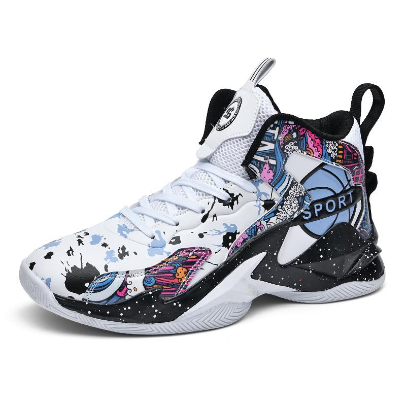 Мужские баскетбольные кроссовки, женские кроссовки, высокие спортивные кроссовки, тренировочные баскетбольные кроссовки, парные баскетбольные кроссовки, размер 36-45