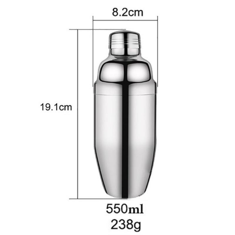 1 шт. шейкер для коктейлей из нержавеющей стали 250/350/550/750 мл миксер для вина Мартини Бостонский шейкер для дома бармен напитки вечерние барные инструменты