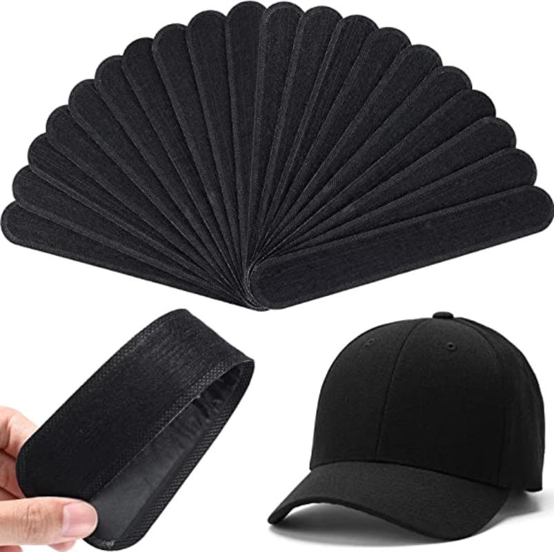 Hat Sweat Absorber Stickers Summer Cap Liner Bands Adhesive Sweat Absorbing Strips for Visor Hat Size Reducer