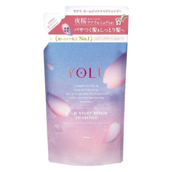 Ine YOLU Sakura Calm Night Repair Шампунь Сакура Ландыш Сакура Магнолия Сменный блок 400мл