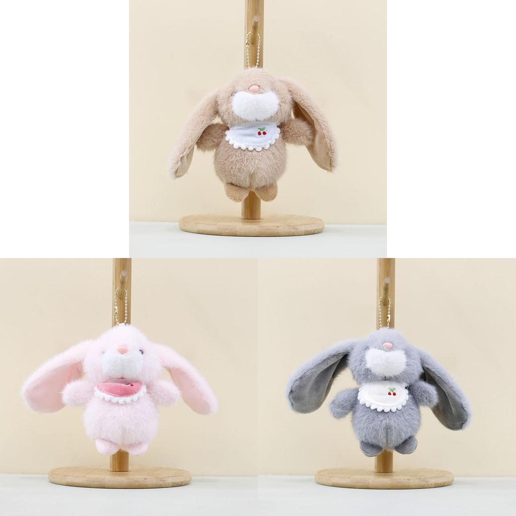 Очаровательный плюшевый кулон-кролик с мягким наполнителем из ПП-хлопка для милого украшения сумки