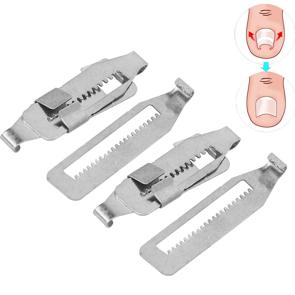 2PCS Ingrown Toenail Corrector Stainless Steel Paronychia Correction Tool for Toenail Correction