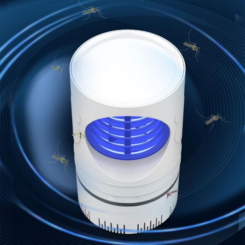 Тихий комнатный светодиодный светильник-ловушка для насекомых, питание от USB, для спальни, гостиной, рабочего стола и вечернего использования в комнате, на каждый день
