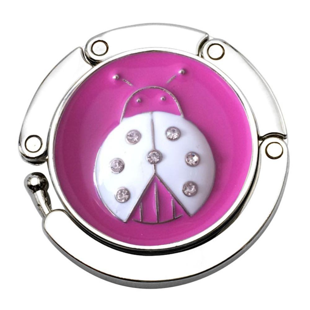 Portable Butterfly Pattern Table Hanger Desk Hooks Bag Holder Handbag Hanger Purse Hook Folding