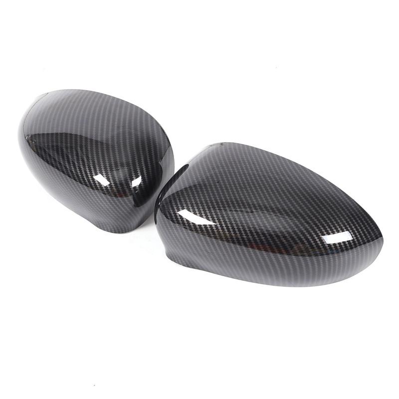 2pieces set ABS Car exterior rearview mirror decorative cover Repair styling stickers For Fiat 500 2016+ Replacement Accessories