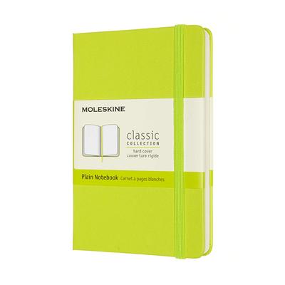 Moleskine Блокнот Классический Блокнот Твердая Обложка Однотонный Карманный Формат x Лимонно-зеленый QP012C2 (9см 14см)