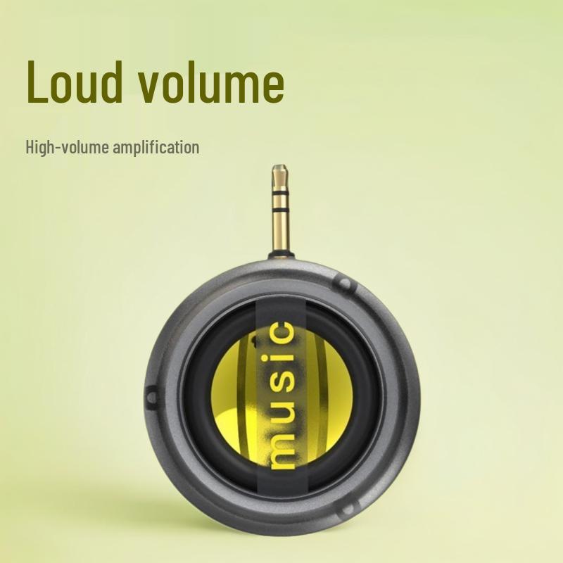 Portable 3.5mm Plug-in Mobile Phone Amplifier with MP3 Playback