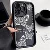 Retro Butterfly Flowers Silicone Case For Samsung A14 A34 A54 A55 5g A53 A23 A32 A52 A25 A24 A52S A15 A13 A05S Soft Phone Cover