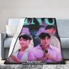 Джину Хант рикс Саджа Мальчики K-Pop Охотники на демонов Плед Осень Мягкий плед для Девочки Гостиная Печатное покрывало Покрывало для дивана-кровати