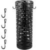 Metal Umbrella Stand Freestanding Square Mesh Umbrella Holder Decorative Umbrella Bin for Home Entryway Office Hotel Supermarket