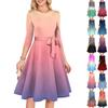 Women's Cocktail Dresses 3/4 Sleeve Vintage Wedding Guest Dress