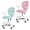 Ergonomic Study Chair Children with Adjustable Footrest & Flip Arm, Kids Computer Mesh Office , 360-degrees Swivel for Home Bedroom Learning Room