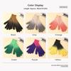Gradient Color Touch Screen Mitten Cold-Proof Thicken Warm Gloves Winter Knitted Gloves  Riding