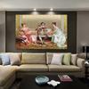 Vintage Noble Lady Canvas Oil Painting, Landscape Painting, Posters and Prints, Modern Living Room Murals, Home Decoration
