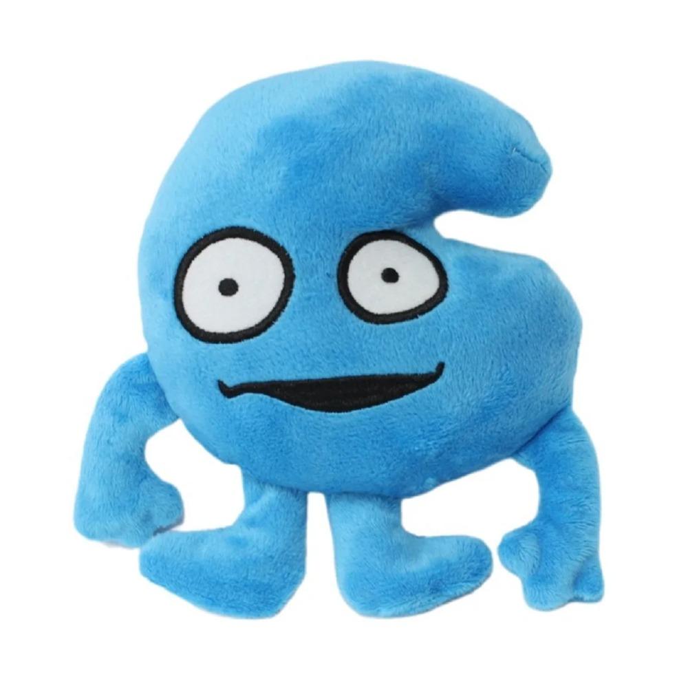 Горячая новинка Битва за Остров Мечты Плюшевая игрушка BFDI Один Два Четыре Икс Мягкая игрушка Кукла с кнопкой-часами Вафельный шар Вентилятор Подарок для ребенка