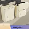 Hanging Trash Can for Kitchen Cabinet Door with Lid,Wall Mounted Counter Waste Compost Bin