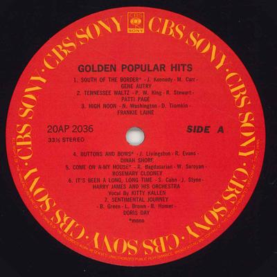 LP Пластинка - Золотые Популярные Хиты 20AP2036 CBS SONY Япония Оби Джаз Б/У