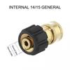Quick Connector To M22 14/15 3/8 5000psi Adapter Brass