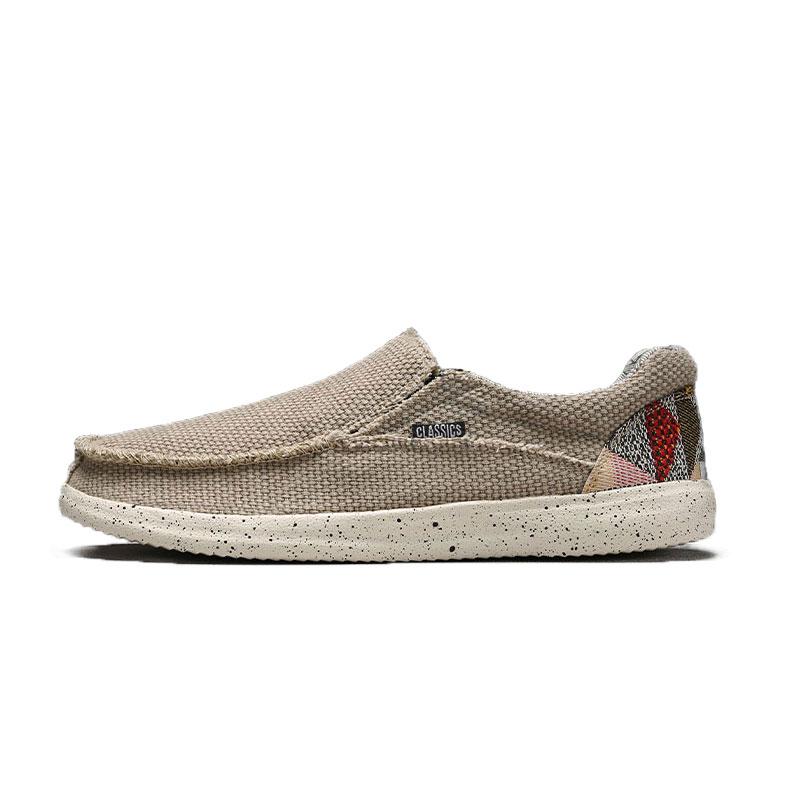 Men's Casual Shoes Canvas Breathable Loafers Men New Male Comfortable Outdoor Walking Shoes Classic Loafers Men Sneakers Summer