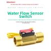 Copper Alloy Water Flow Switch Flow Sensor G1 2 Flow Switch Water Flow Sensor G1 2 Thread Connection 1-30L min Flow Range
