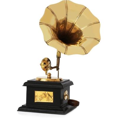 Sparkle Square Gramophone Action Showpiece-23 см