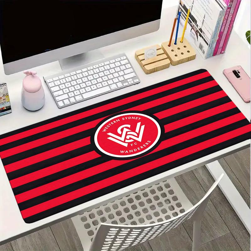Коврик для мыши Western Sydney Wanderers Fc, Игровой коврик для мыши, коврик для клавиатуры, Декор стола для компьютера ноутбука Подарок для фаната Подарок на день рождения