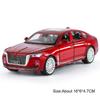 1:32 HongQi H9 M4 Модели Игрушечных Машинок Симуляторы Из Сплава Литье под Давлением Двери Открываются Оттянуть Назад Изысканный Салон Звук Свет для Подарков Детям