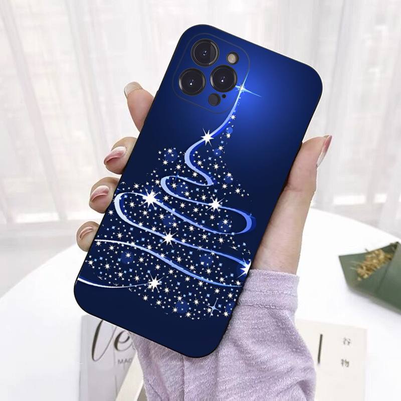 Чехол для телефона Merry Christmas Tree Deer для iPhone 8 7 6 6S Plus X SE 2020 XR XS 14 11 12 13 Mini Pro Max