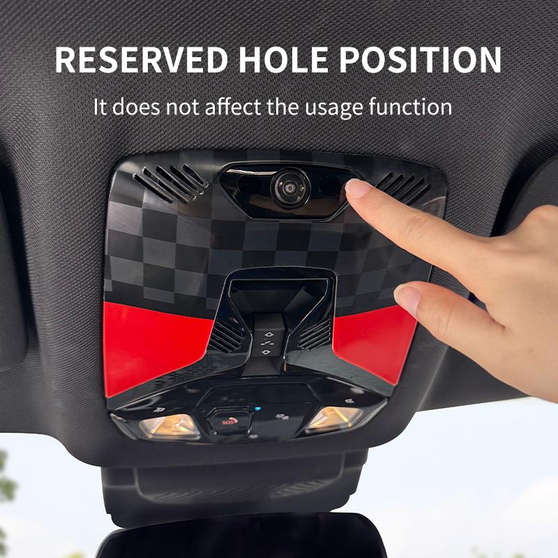For Mini Cooper S F65 F66 U25 Countryman E/SE J01 EV Aceman J05 Reading Light Frame Trim Stickers Decor Car Interior Accessories