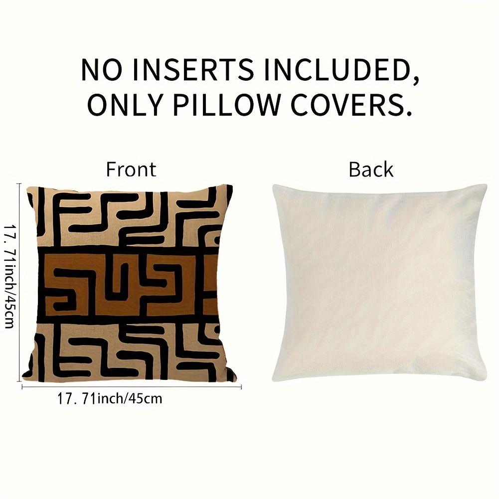 Односторонняя наволочка с принтом в богемном стиле, из мягкой полиэстеровой ткани, для дивана в гостиной, спальни, прикроватная декоративная наволочка