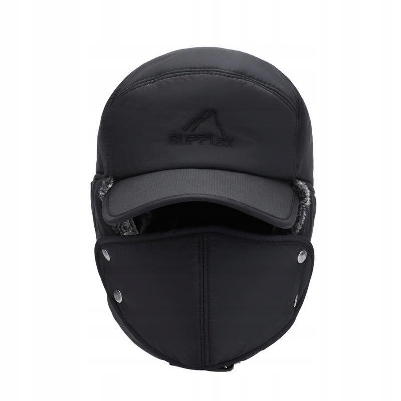 Supplex Warm Winter Black Ski Mask