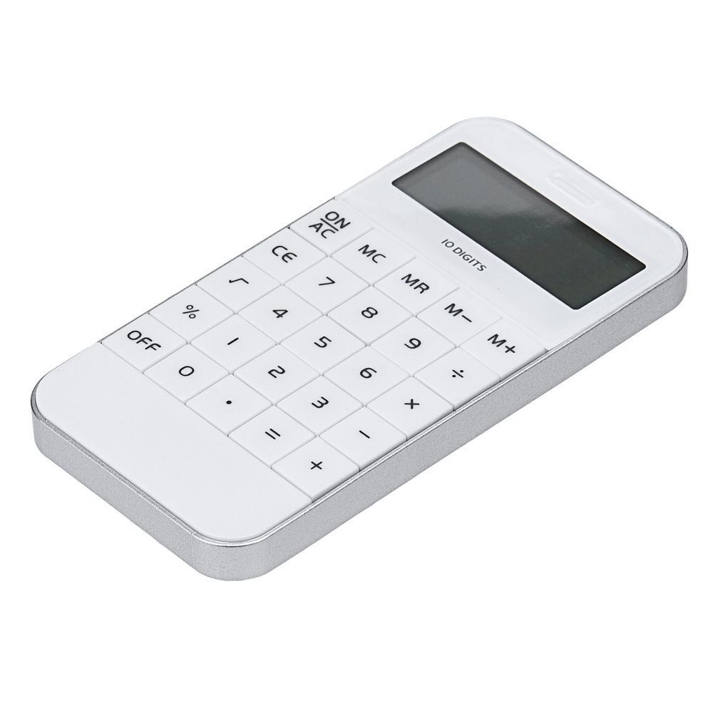 Mini School Cheap Promotional Universal Pocket Digit Calculator Electronic White Black
